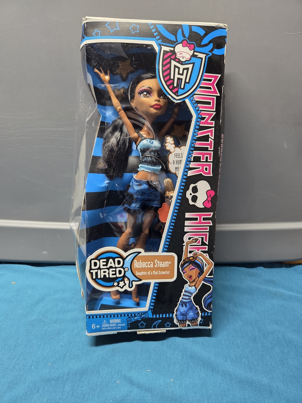 2012 Monster High Robecca Steam Dead Tired Doll